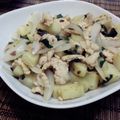 gongmei's cooksnap of when they made 鶏肉とじゃがいものアンチョビ炒め.