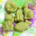 あきうしゃぎ's cooksnap of when they made とってもヘルシー！プリプリ♪抹茶豆乳寒天.