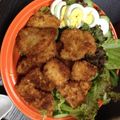 bowyuribow's cooksnap of when they made 簡単☆揚げないササミの変わり味噌カツ.