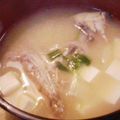 ぽぷらまま's cooksnap of when they made あらの味噌汁.