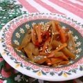 赤い電話's cooksnap of when they made 美味しい常備菜☆簡単きんぴらごぼう♪.
