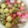 アヤテラス's cooksnap of when they made 子供と一緒に☆３色だんご（爪楊枝サイズ）.