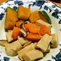 くーらち's cooksnap of when they made ほっこり優しい＊高野豆腐かぼちゃ煮.