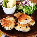 ｊｕｎお母さん's cooksnap of when they made 旦那＆娘の愛する☆ブルーベリーパンケーキ.