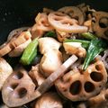 chankotsu's cooksnap of when they made 鶏とレンコンのオイスターソース炒め.