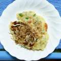 RAIEL's cooksnap of when they made 葉ネギのお好み焼き風♪.
