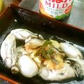 たんたん　's cooksnap of when they made 牡蠣の酒煮.