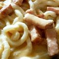 よしやす♪'s cooksnap of when they made 冷製めんたいカルボうどん.
