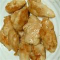 くろうさこ's cooksnap of when they made 簡単☆ふっくらムネ肉のから揚げ風.