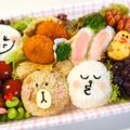 sacoママ's cooksnap of when they made キャラ弁☆LINEのブラウン&コニー.