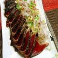 みつえぽん's cooksnap of when they made 鰹のたたき・刺身de和風カルパッチョ.