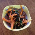 nokomori's cooksnap of when they made ほうれん草と人参の炒めあえ.