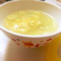♥ゆみ♥'s cooksnap of when they made 余った餃子の皮で中華風たまごスープ.