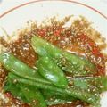 まなわかこじ's cooksnap of when they made きぬさやのごま味噌和え.