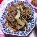 ことあや☆ママ's cooksnap of when they made 簡単☆豚肉と茸のニンニクコチュマヨ炒め☆.
