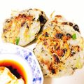 キ・リ・ン's cooksnap of when they made 七味醤油マヨで☆桜海老と焼き海苔の大根餅.