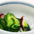 ふちこさんさん's cooksnap of when they made たこときゅうりの酢の物.