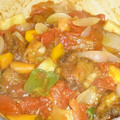 rie612rie's cooksnap of when they made 唐揚げリメイク✤簡単トマト煮.