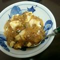 島の字's cooksnap of when they made うちの麻婆丼.