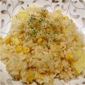 あおりん1224's cooksnap of when they made 新じゃがとコーンの炊き込みピラフ.