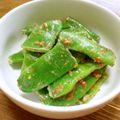 月見なっとう's cooksnap of when they made 手抜きでゴメン★絹さやマヨふりかけ和え.
