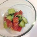 ☆☆cherry☆☆'s cooksnap of when they made 超簡単☆トマトときゅうりのゴマぽんマリネ.