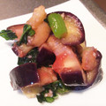 南極はんぞー's cooksnap of when they made 蒸しナスの梅肉ぽん酢和え.