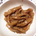 ひとみKITCHEN's cooksnap of when they made クルクルこんにゃくのピリ辛炒め.