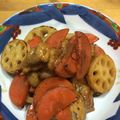 gyama's cooksnap of when they made れんこんと鶏もも肉の甘辛煮.
