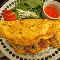 チョコラUU's cooksnap of when they made バインセオ風卵焼き.