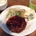 はるかとかなた's cooksnap of when they made 柔らかジューシーなハンバーグ.