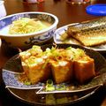 kikikko's cooksnap of when they made ネギ乗っけ厚揚げ✿.