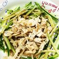 くぁｗせｇｙふじこ's cooksnap of when they made 簡単☆ルクエ1つで棒々鶏.