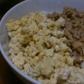 あちゃパンケーキ's cooksnap of when they made ご飯にピッタリ！豆腐卵そぼろ.