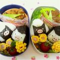 スーティー's cooksnap of when they made おむすびで簡単☆モノクロブーのキャラ弁.