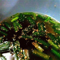 kamahi's cooksnap of when they made わかめとにらのスープ.
