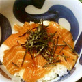 ちーこだ's cooksnap of when they made 【簡単！】漬けとろサーモン丼.