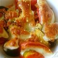 Giabbico's cooksnap of when they made とろ〜り、ナスとトマトの味噌チーズ焼き.