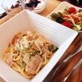 よっぷる's cooksnap of when they made ベーコンと生青のりのリングイネ.