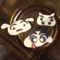 ☆たた☆'s cooksnap of when they made キャラ弁・クレヨンしんちゃん＆シロ.