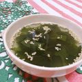 赤い電話's cooksnap of when they made インスタントじゃないよ！わかめスープ.