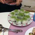 ゆかきちゃん's cooksnap of when they made レンジで簡単♪抹茶クリーム大福♥.