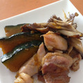 eririnlife's cooksnap of when they made かぼちゃとチキンと舞茸のソテー.