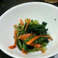 せなりり's cooksnap of when they made 小松菜と人参のナムル(ニンニク不使用).