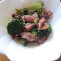 iketa's cooksnap of when they made 青菜とホタルイカの♪わさポン和え.