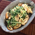 moniiiaiii's cooksnap of when they made 水菜とちくわの醤油炒め.