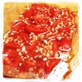 ありゅ〜☆'s cooksnap of when they made タッチョメんちのトマトマリネ.
