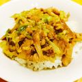 おかあしゃん大好き's cooksnap of when they made ☆キャベツとひき肉のコクうま豚丼☆.