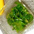 kgshizuca's cooksnap of when they made レンチンで簡単副菜・ピーマンの弁当おかず.