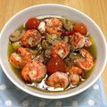 Kimiben's cooksnap of when they made エビとマッシュルームのアヒージョ.
